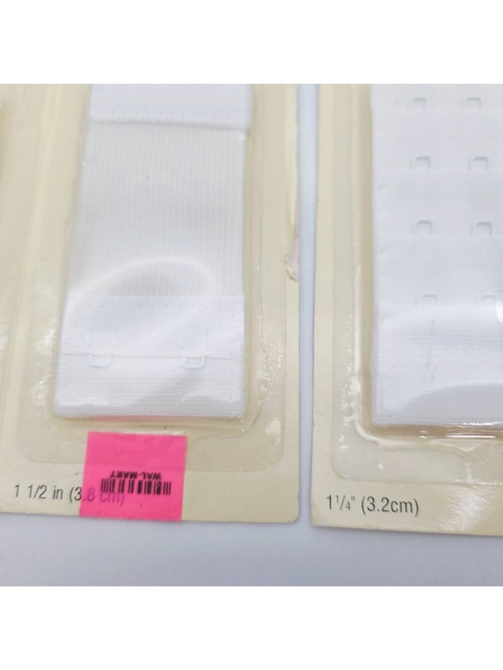 Dritz Bra-Back Extenders White 1.5 In & 1.25 In Soft Comfort Pack Of 3 - Picture 6 of 7